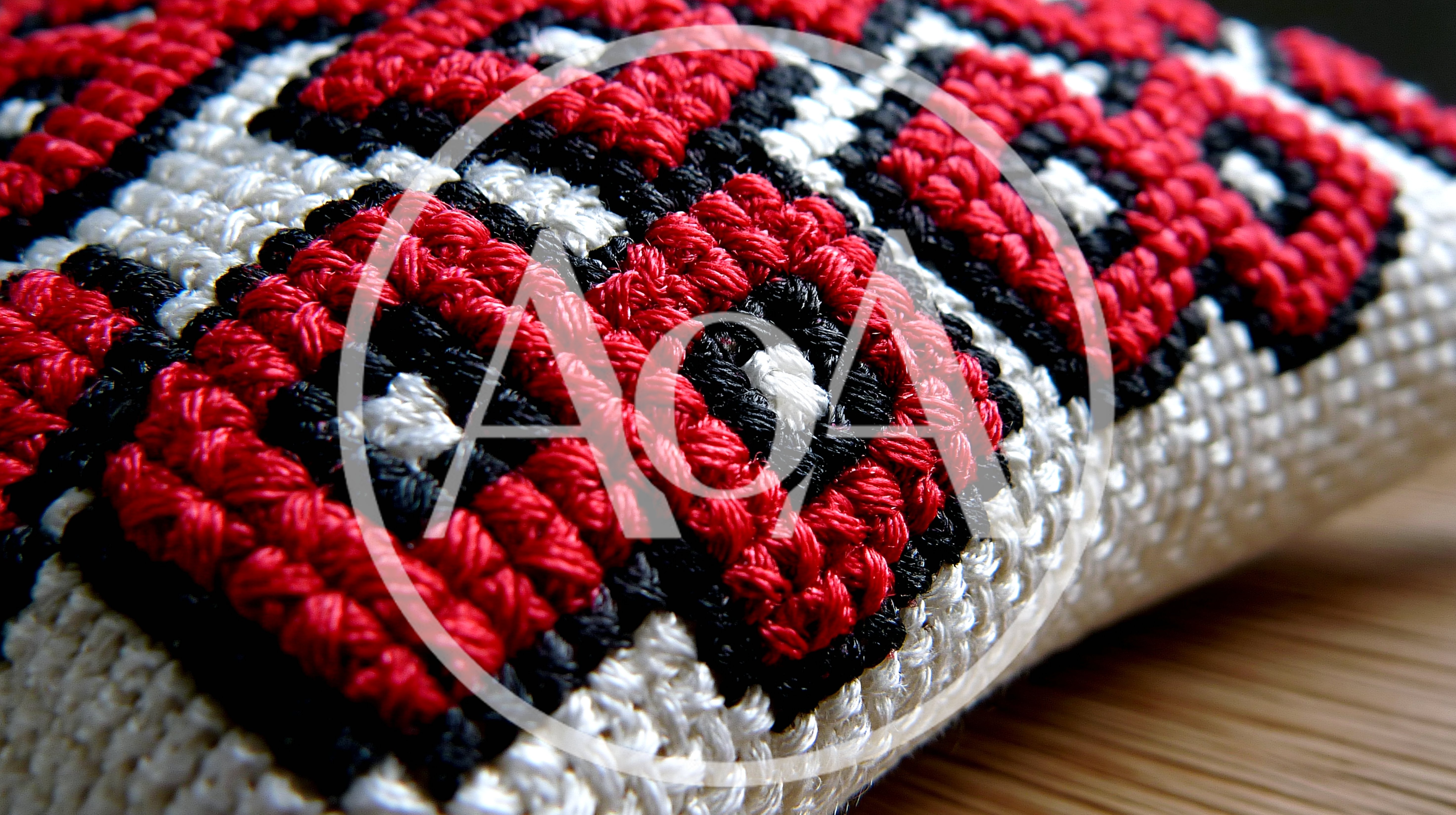 Close Up Of Traditional Ukrainian Cross Stitch Embroidery