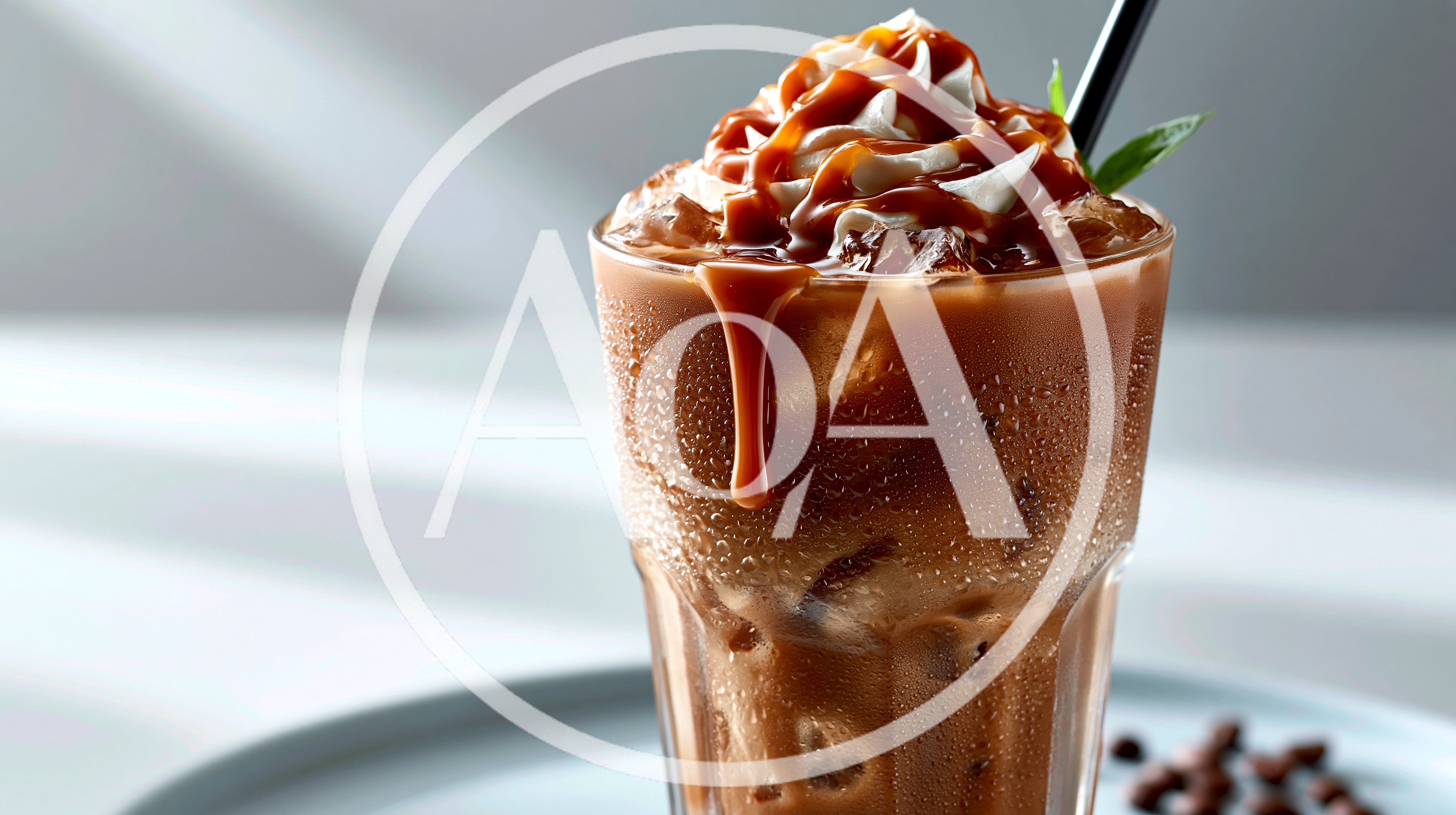 Iced Caramel Coffee With Whipped Cream