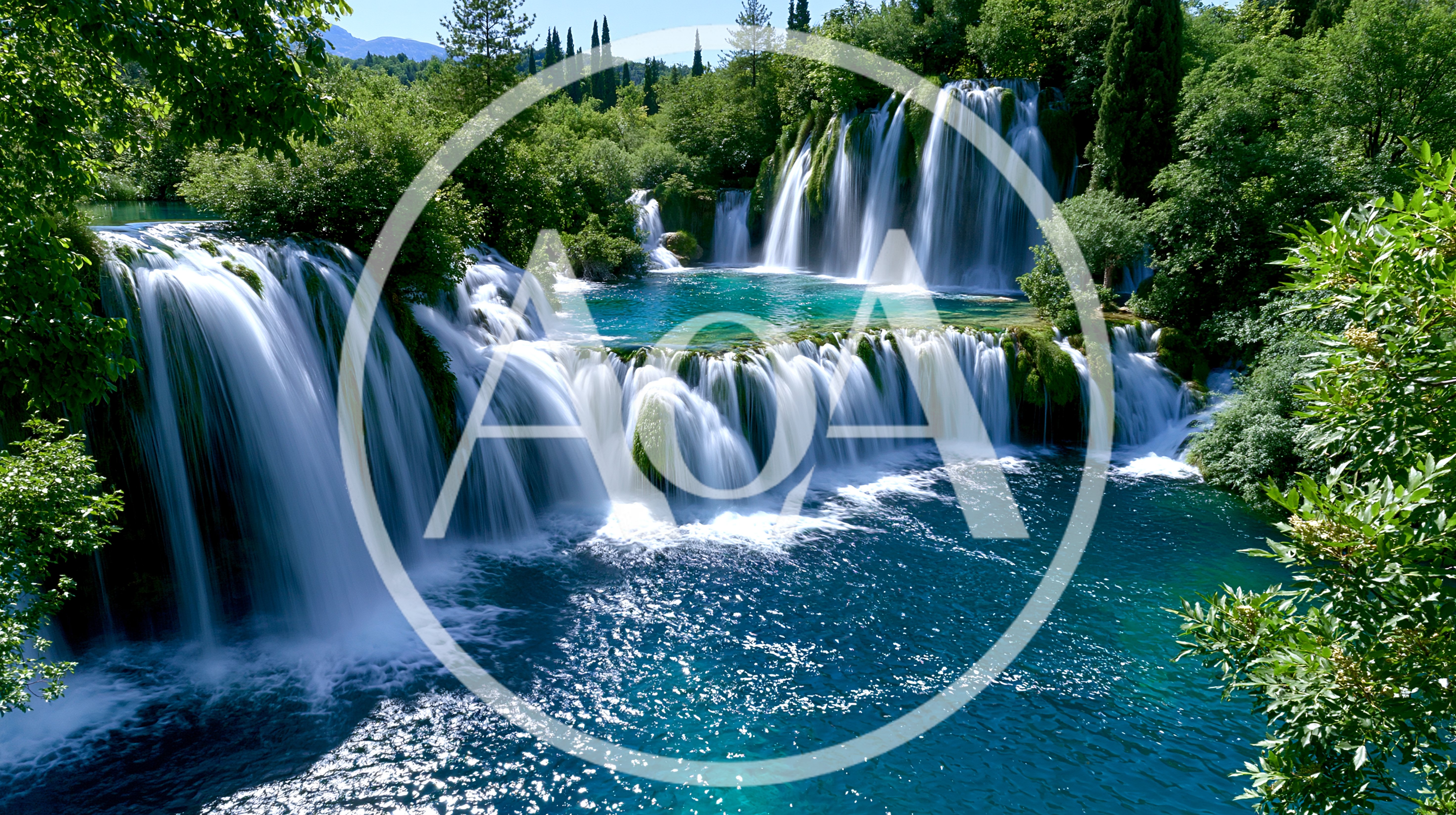 Kravice Waterfalls Cascading Into A Turquoise Pool
