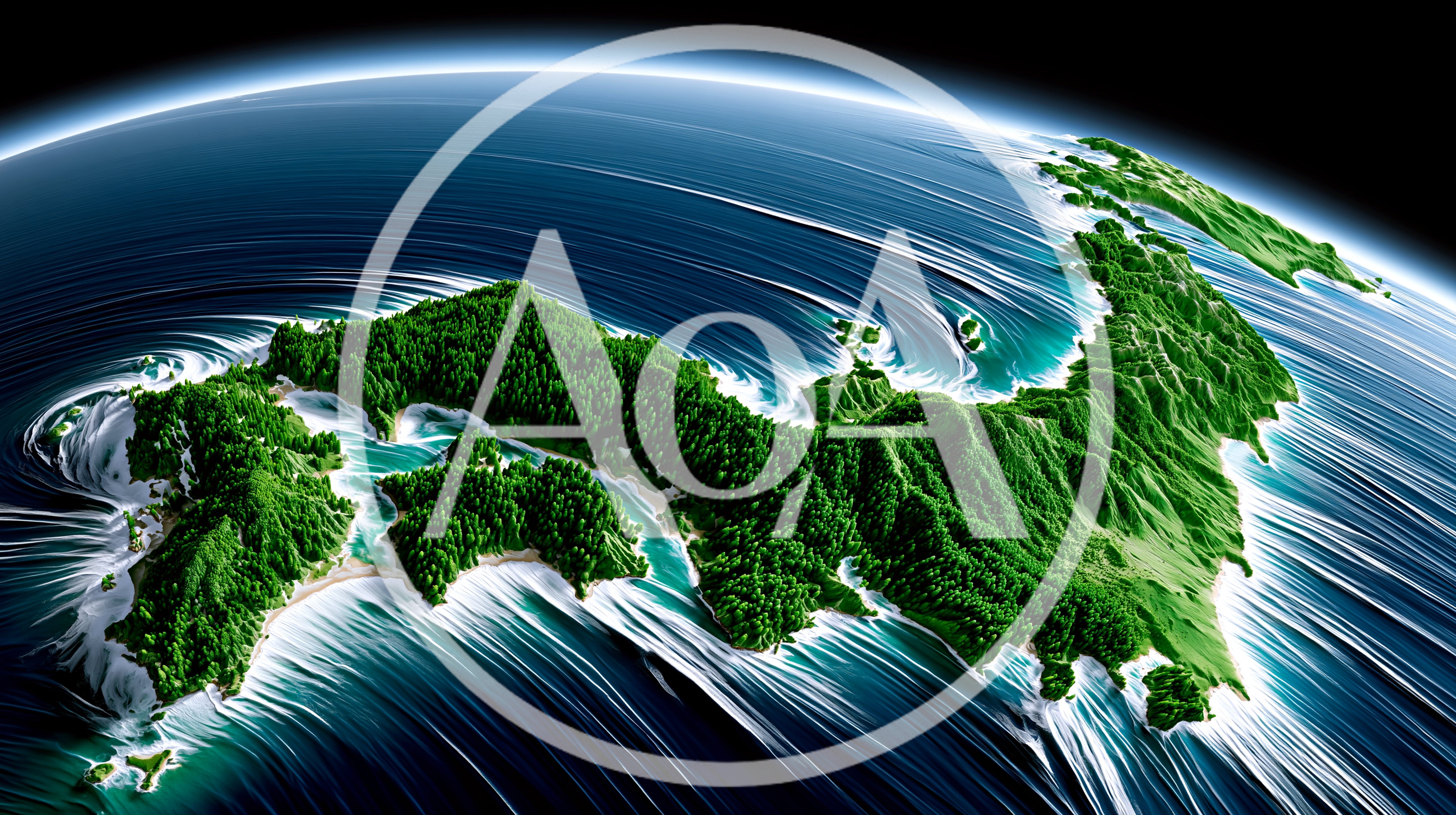 Stylized 3D Map Of The Japanese Archipelago