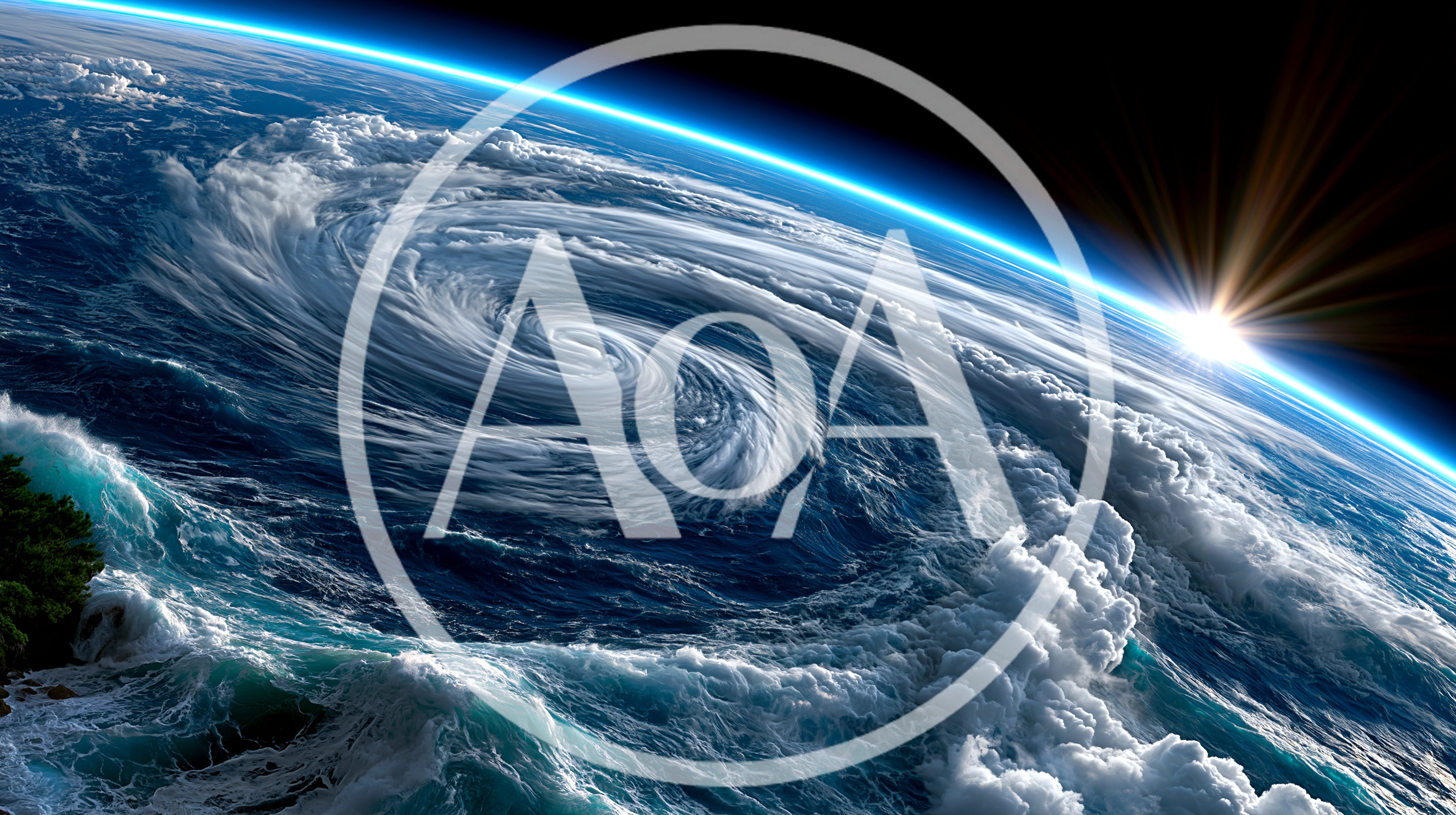 Massive Tropical Cyclone Swirling Over Earth From Space