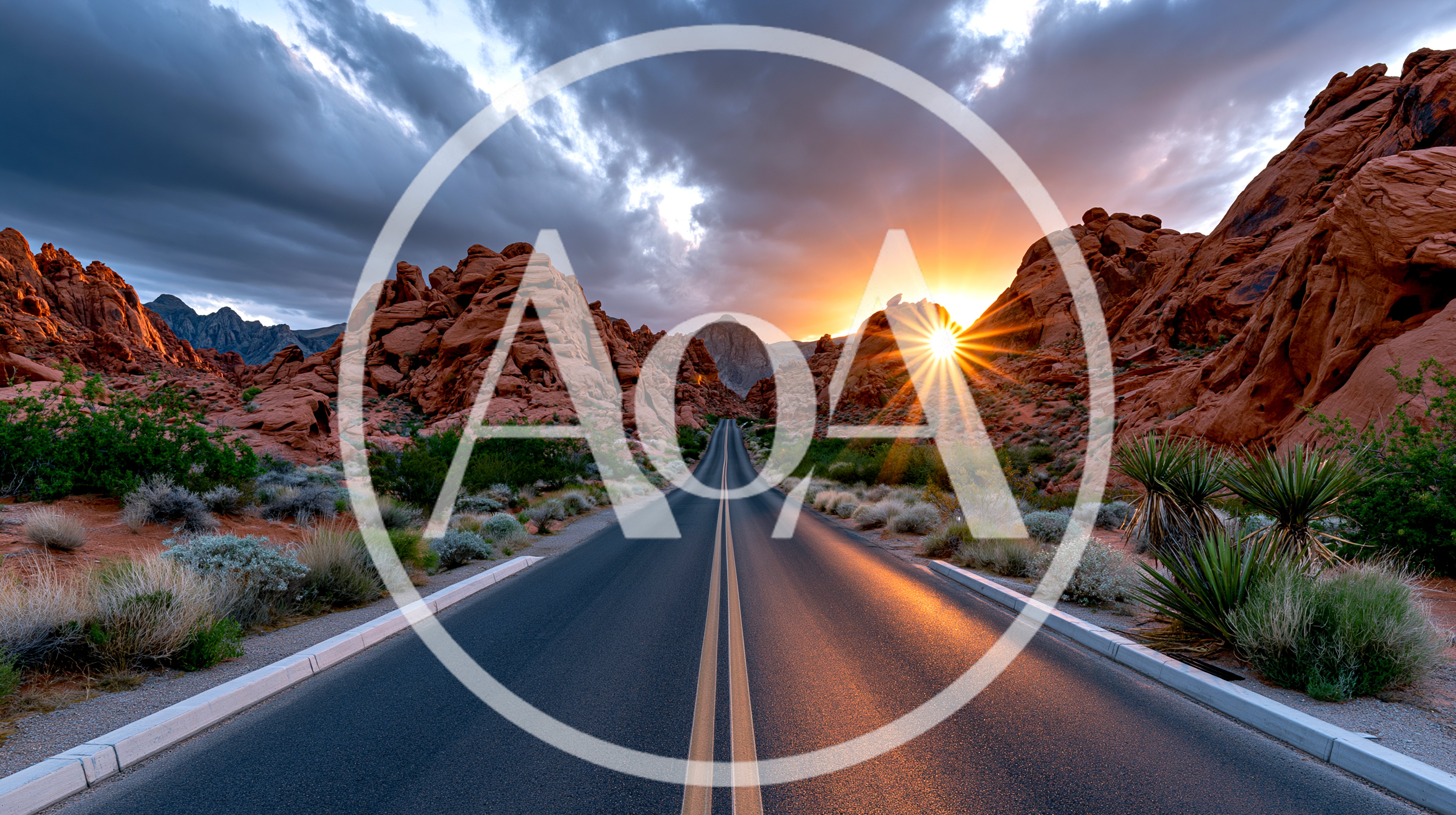Scenic Road Through Valley of Fire State Park