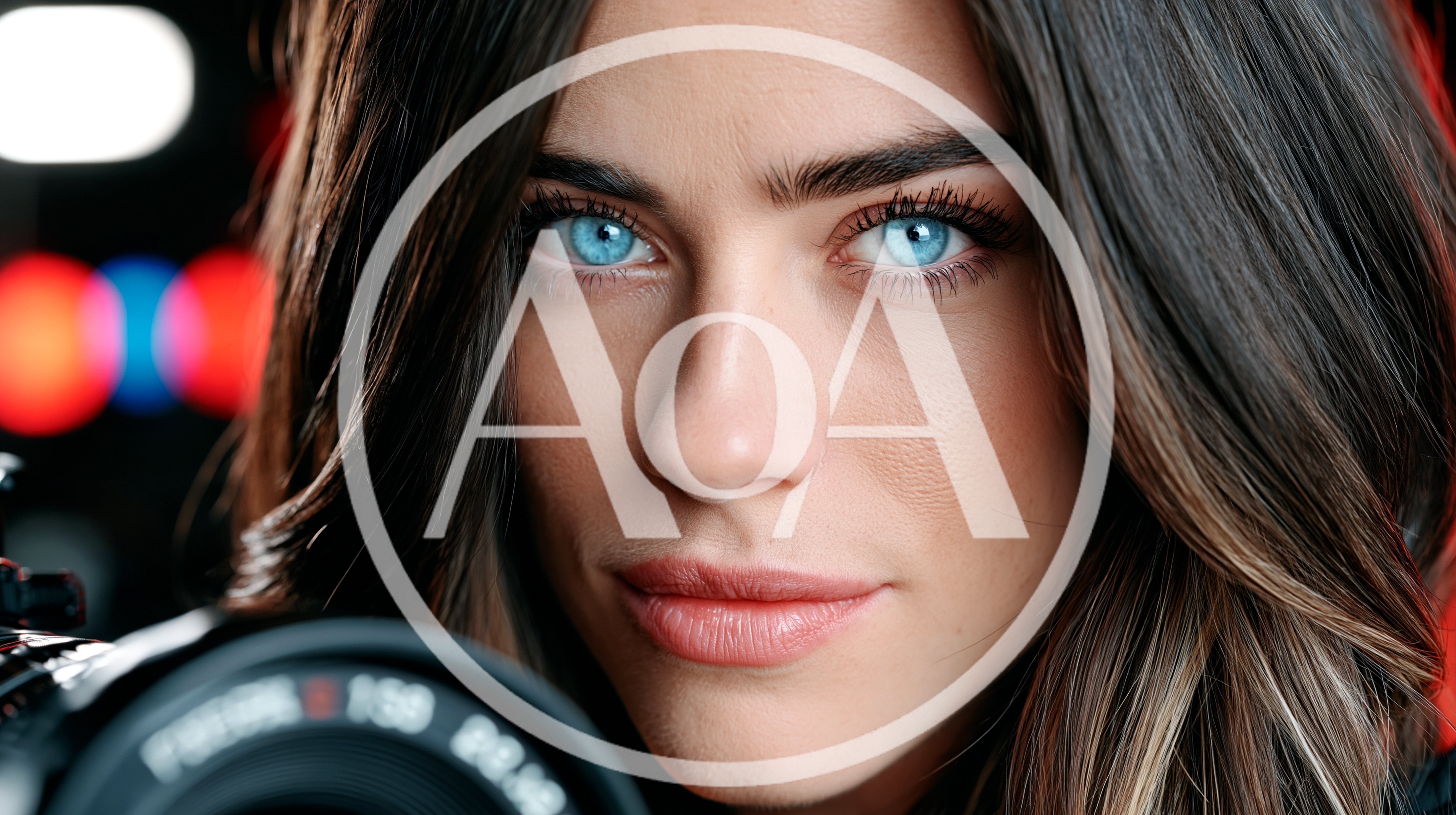 Close Up Portrait Of A Female Photographer