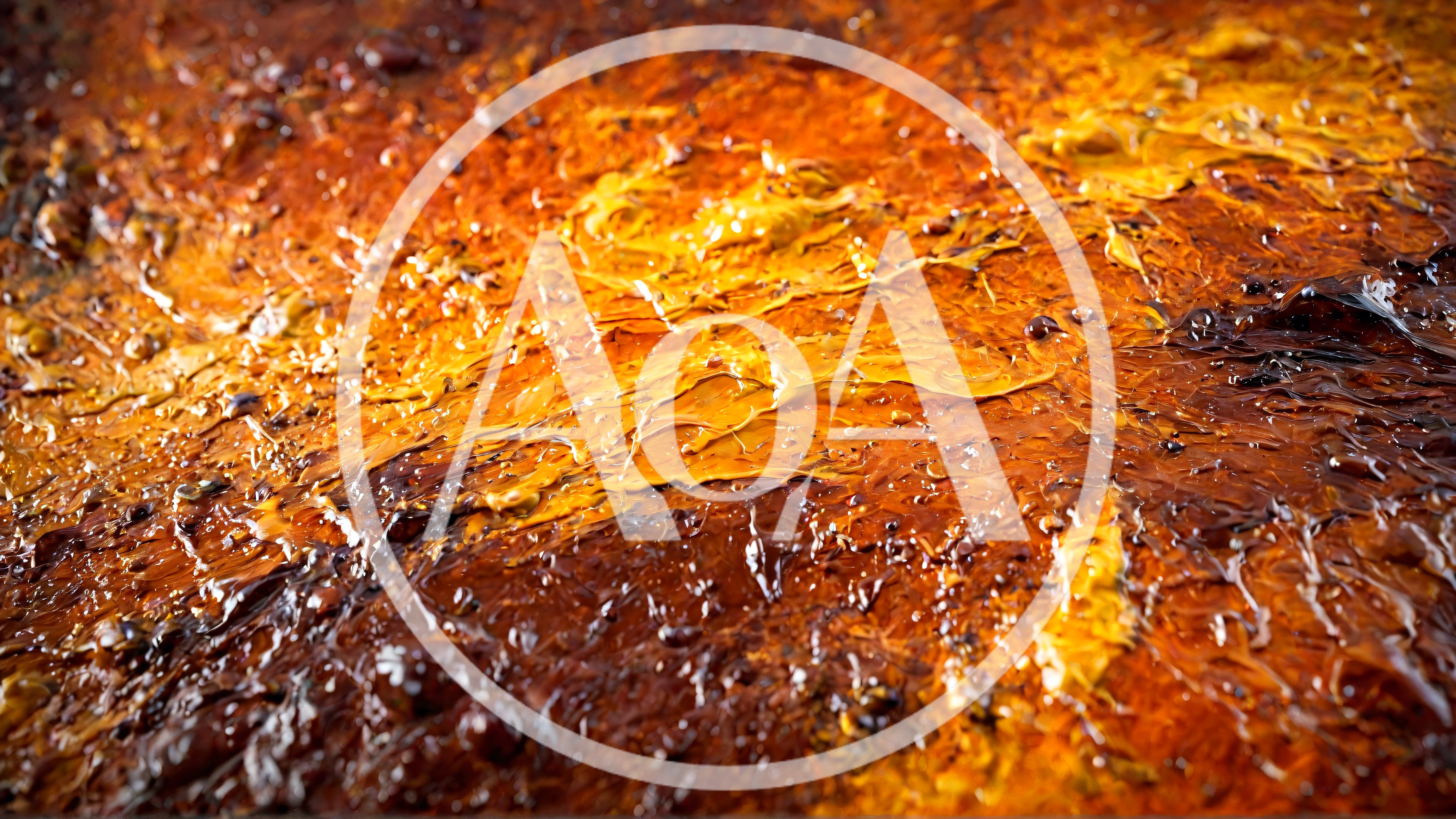 Abstract Oil Paint Texture With Thick Impasto Strokes
