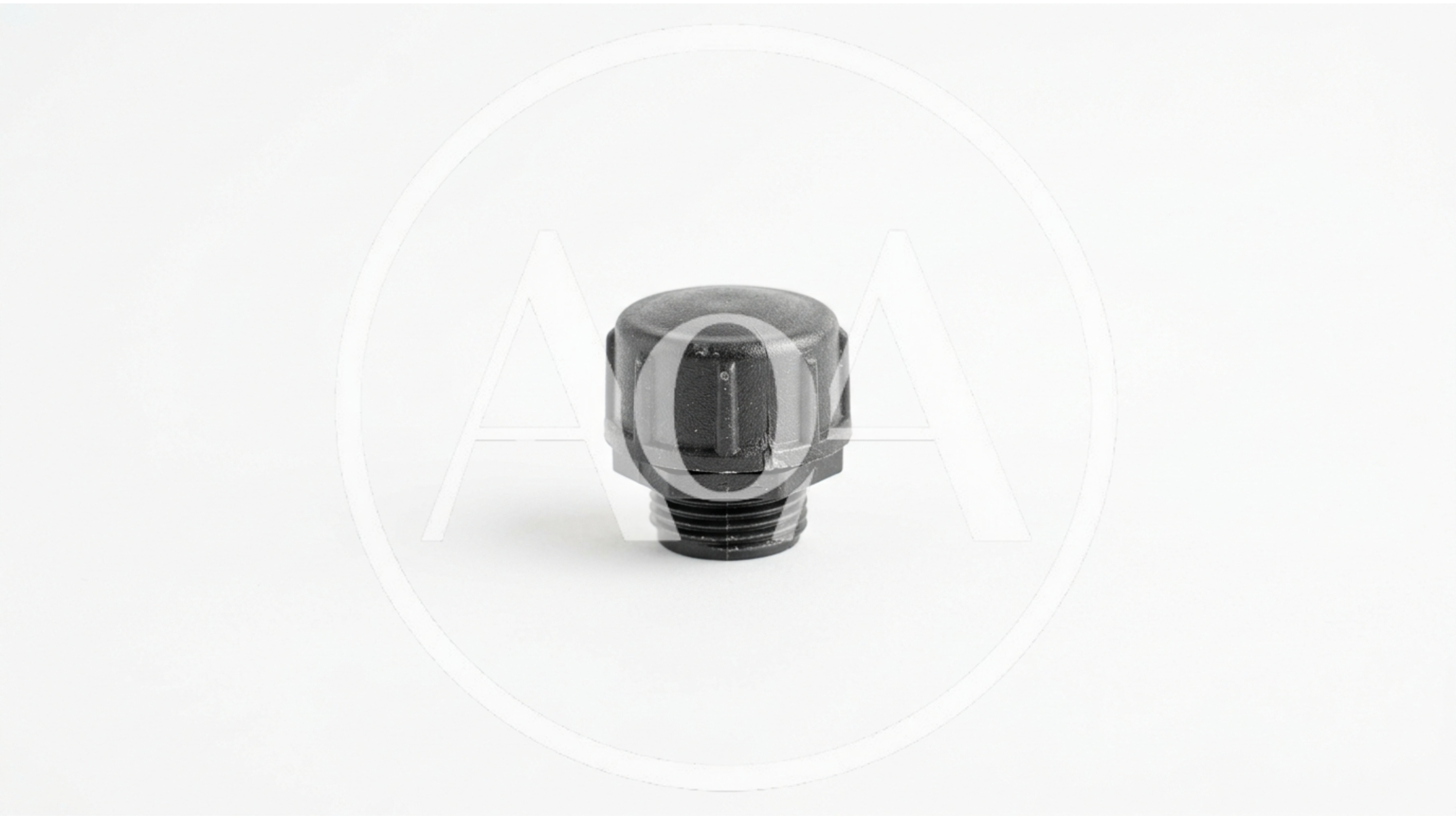 Black Plastic Threaded Pipe End Cap