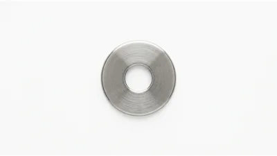 Brushed Metal Circular Door Escutcheon Plate