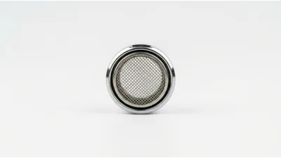 Chrome Faucet Aerator Mesh Screen Close Up