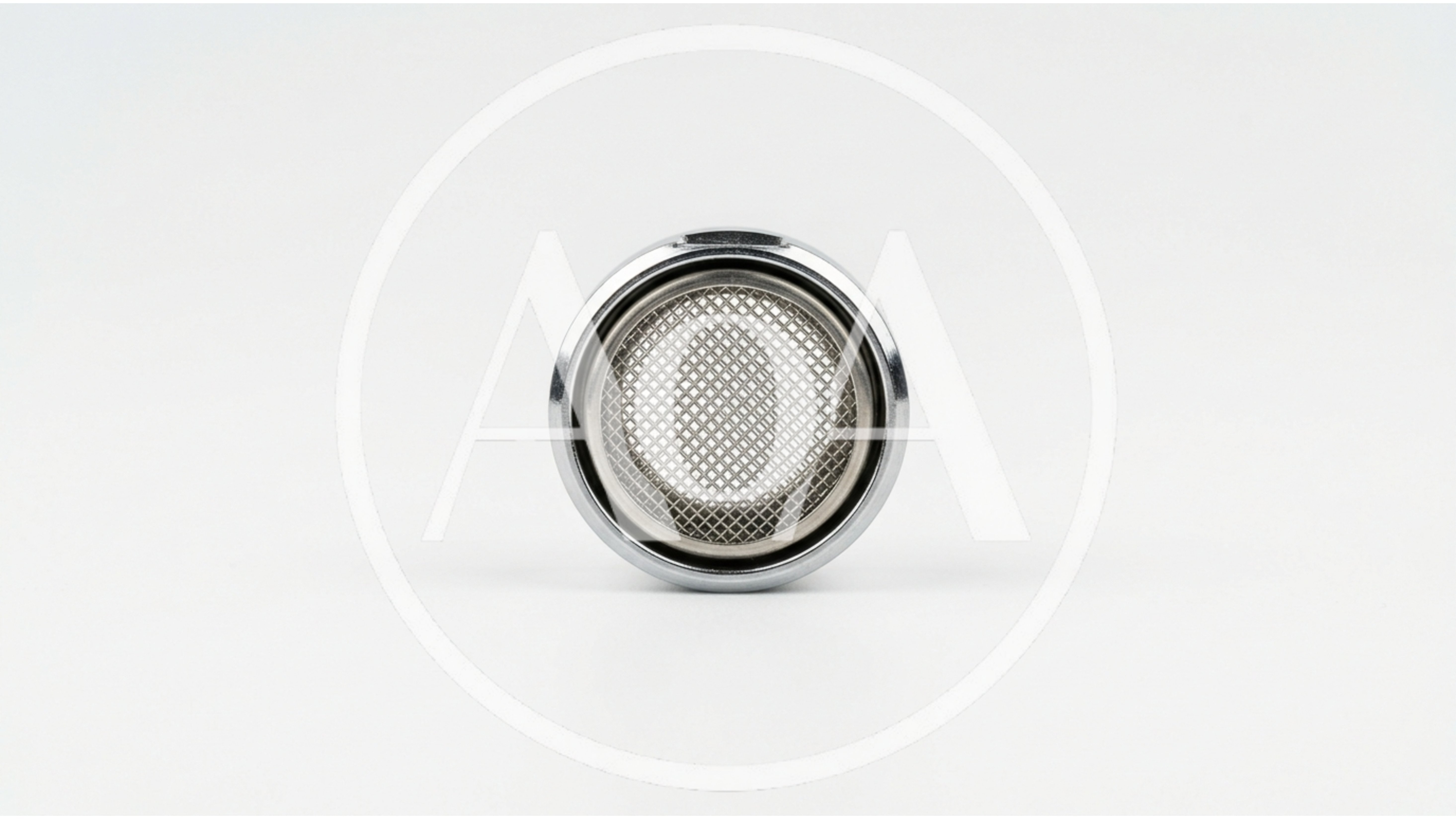 Chrome Faucet Aerator Mesh Screen Close Up