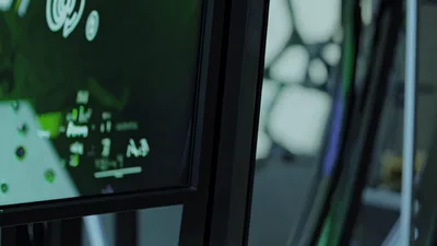 Digital Interface Displaying Complex Data Visualization