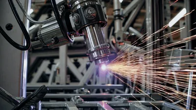 Industrial Laser Cutting Machine Processing Metal Parts