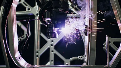 Industrial Laser Cutting Machine Processing Metal Frame
