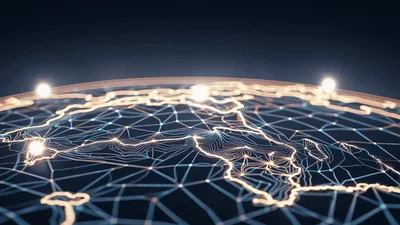 Digital Globe Network Connectivity Animation