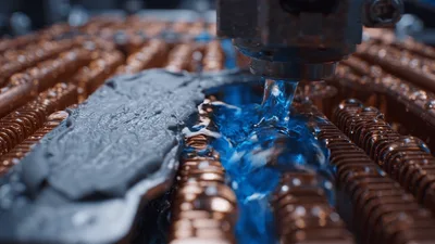 Automated Industrial Dispensing Of Thermal Paste On Heat Sink