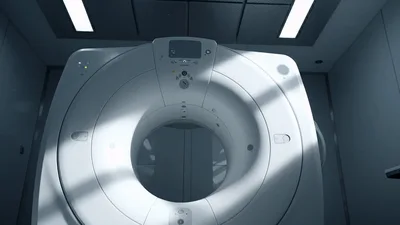Modern CT Scanner Machine in Hospital Imaging Room