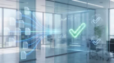 Digital Document Processing And Data Verification Interface