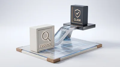 3D Conceptual Representation of Evidence Supporting a Claim