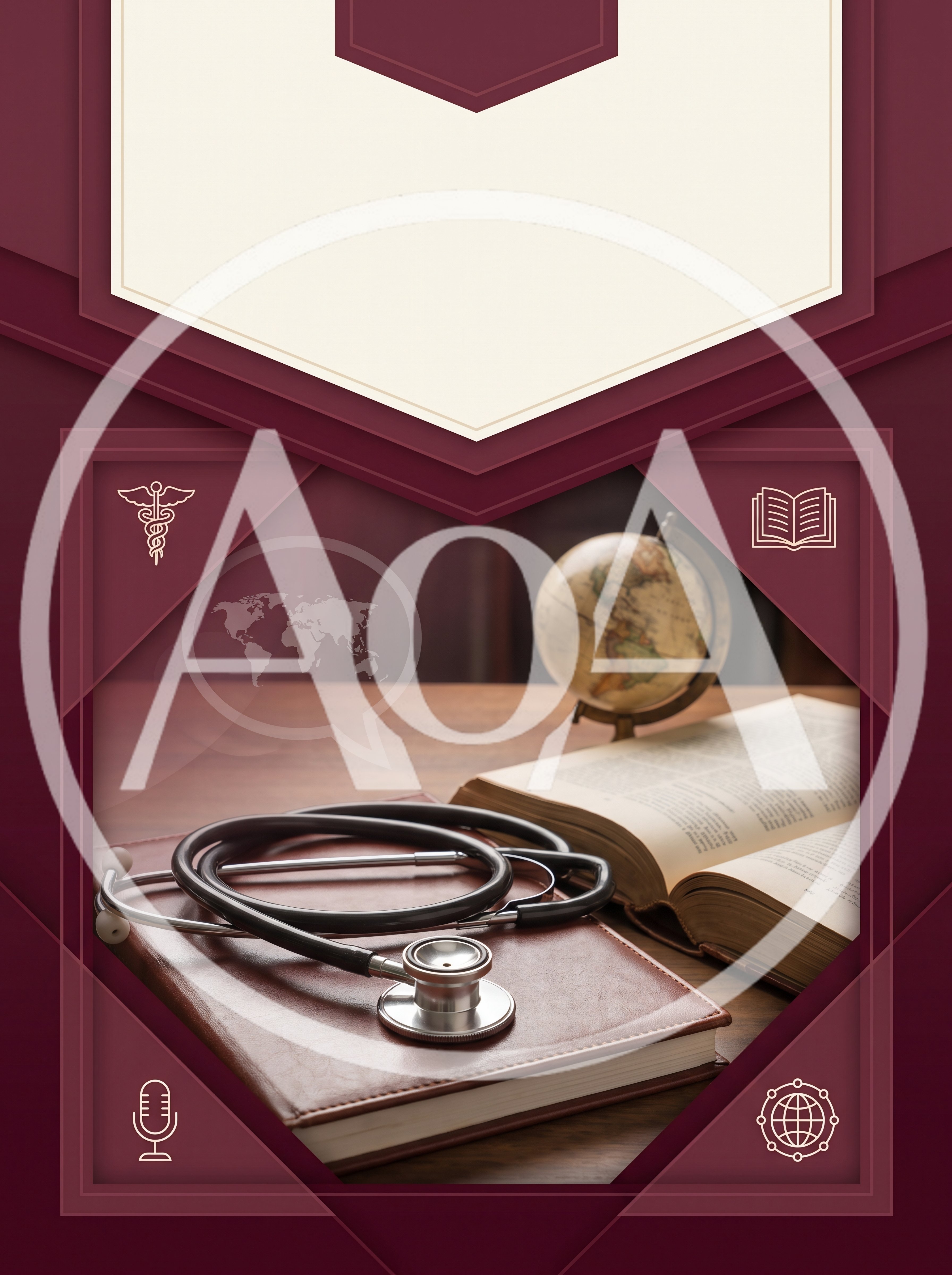 Medical Education Concept with Stethoscope and Open Book