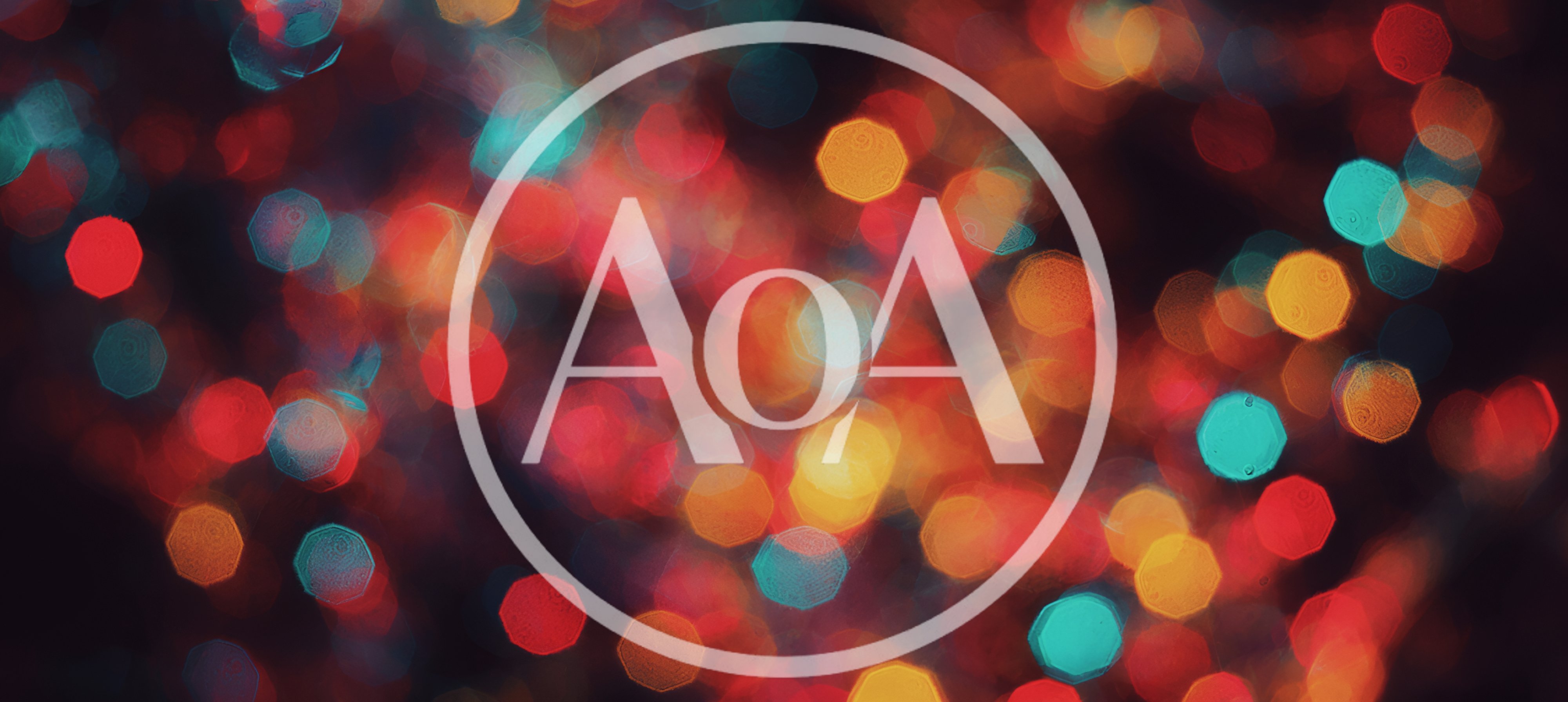 Abstract Bokeh Background With Colorful Blurred Lights