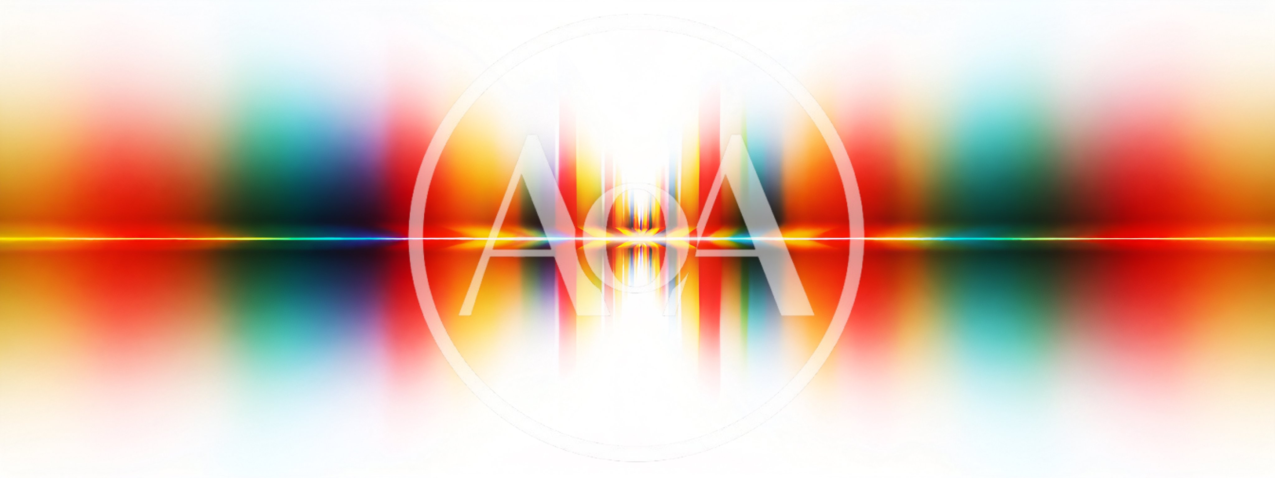 Abstract Rainbow Light Spectrum Background