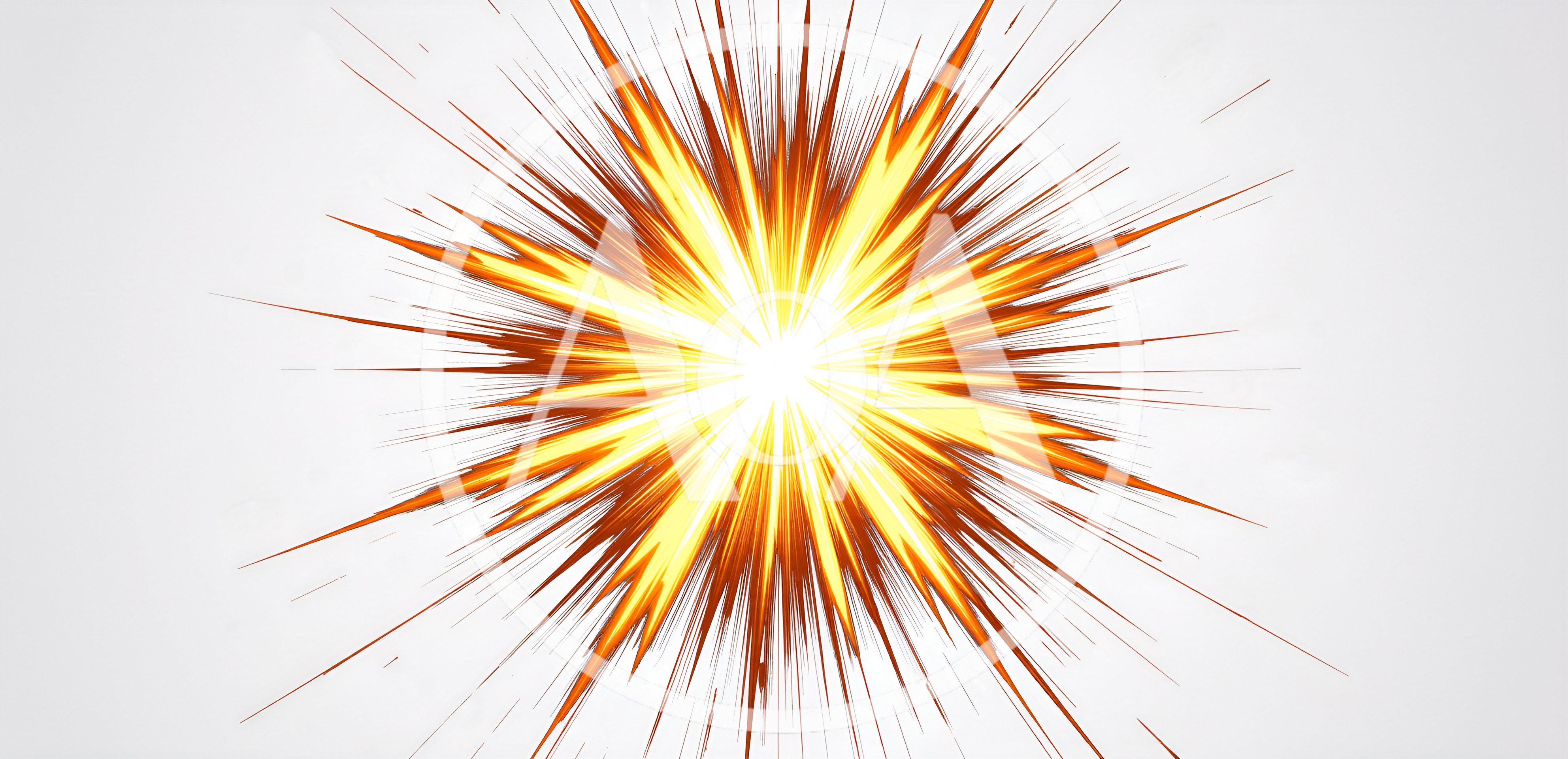 Comic Book Style Explosive Starburst Graphic