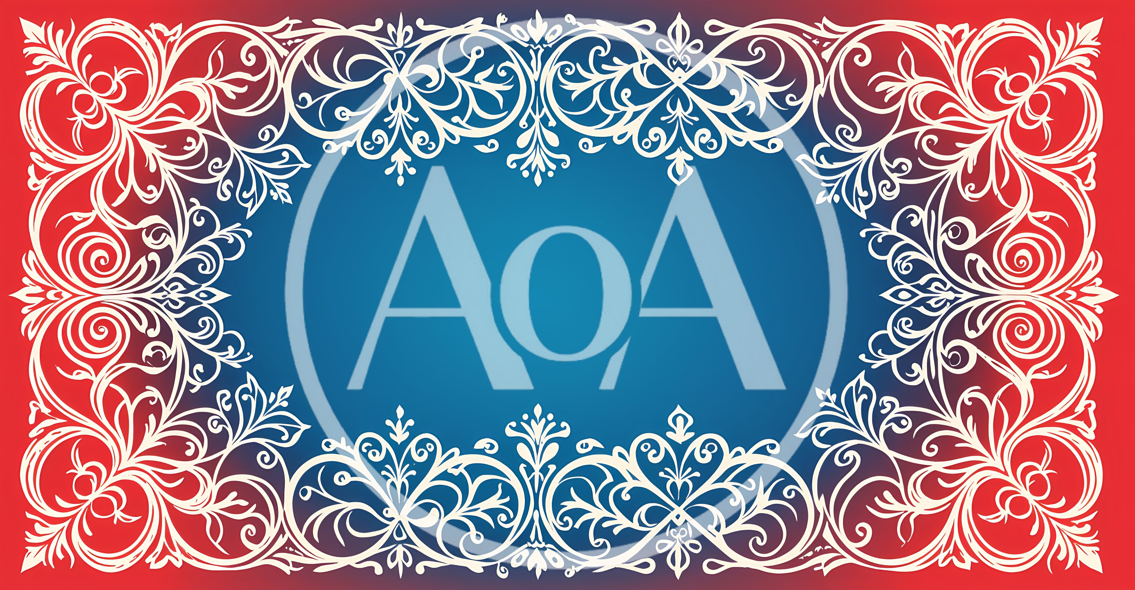 Ornate Floral Decorative Frame Border