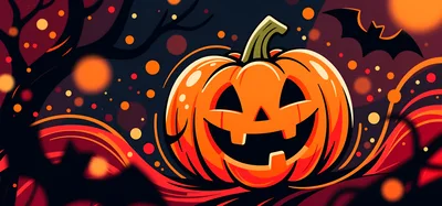 Halloween Jack O Lantern Pumpkin Illustration