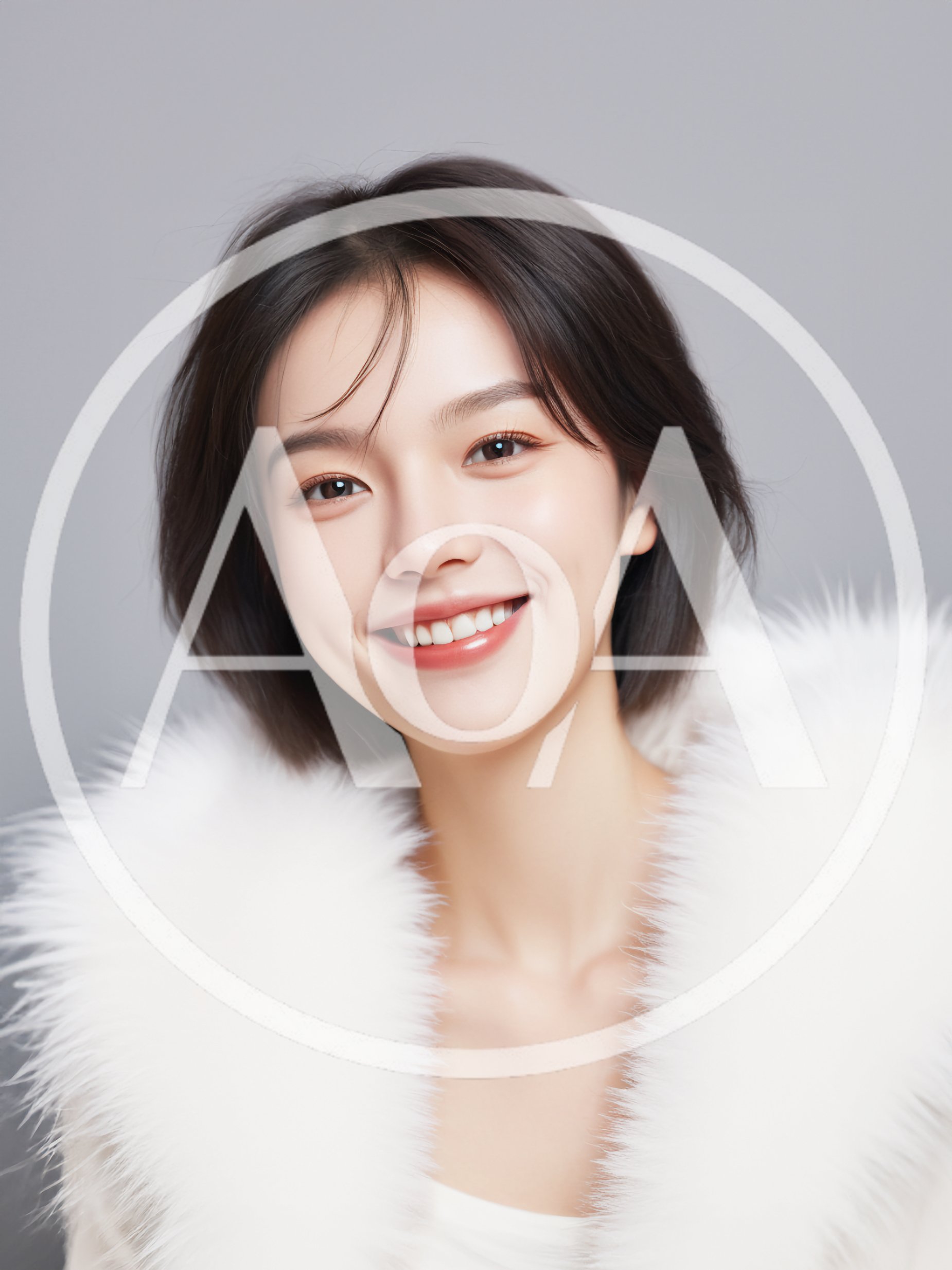 Portrait Of A Smiling Young Asian Woman