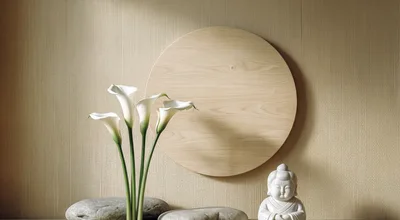 Zen Still Life With Calla Lilies And Buddha Statue