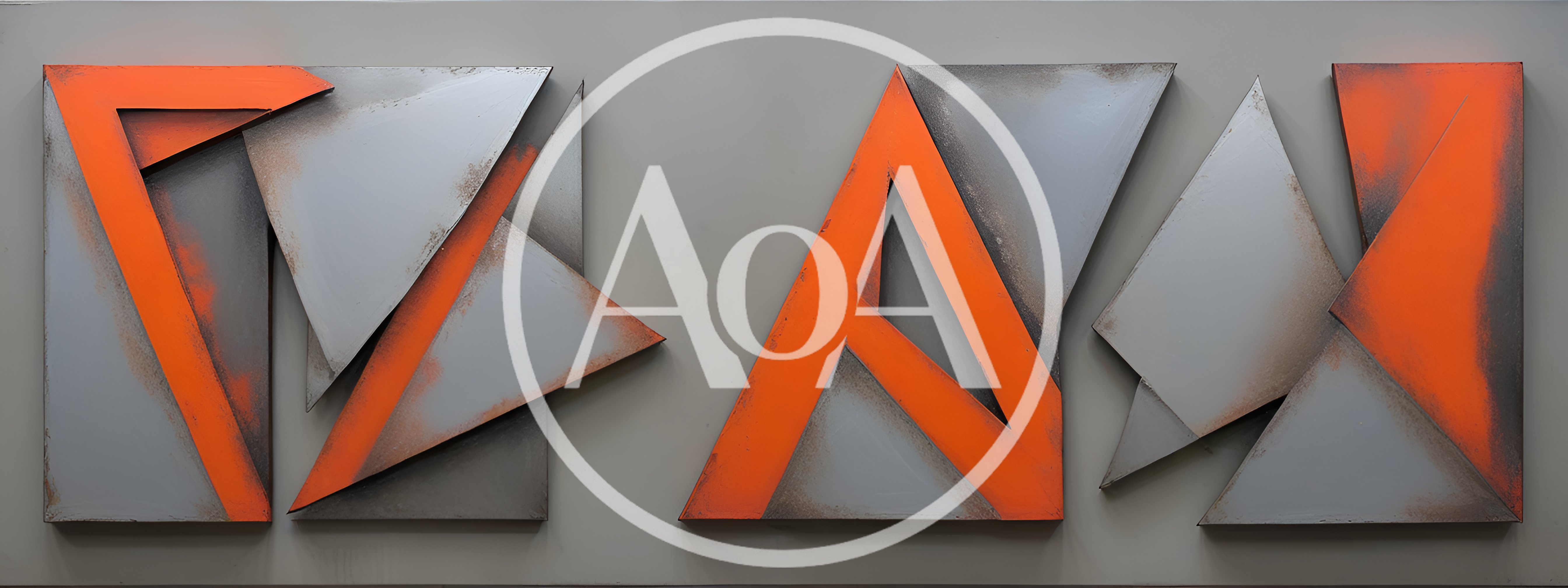 Abstract Geometric Metal Wall Art Sculpture