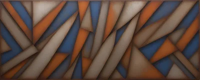 Abstract Geometric Metal Wall Art Sculpture