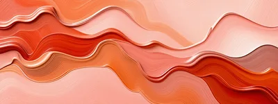 Abstract Liquid Paint Waves In Warm Tones