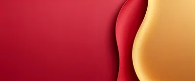 Abstract Red And Gold Wavy Background