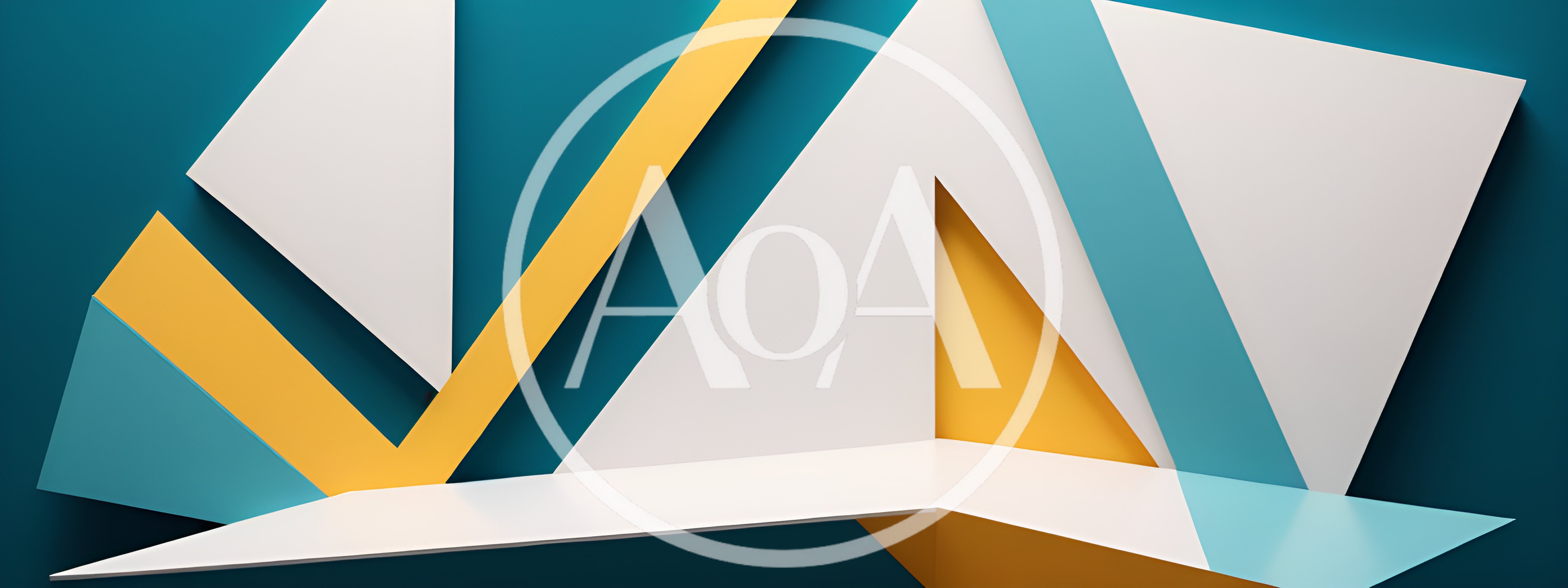 Abstract Geometric 3D Background With Colorful Shapes