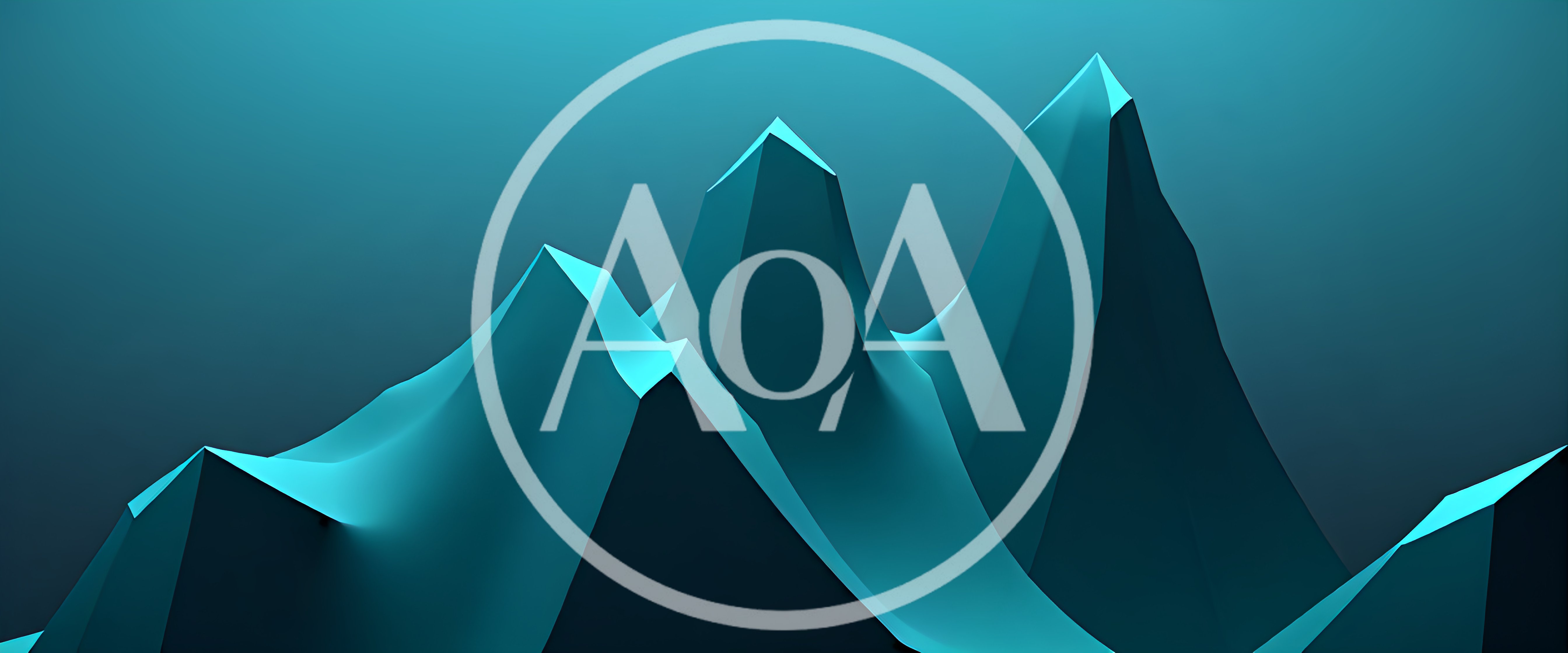 Abstract Low Poly Mountain Range Digital Background