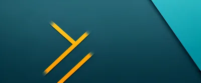 Abstract Geometric Background With Yellow Lines And Teal Overlay