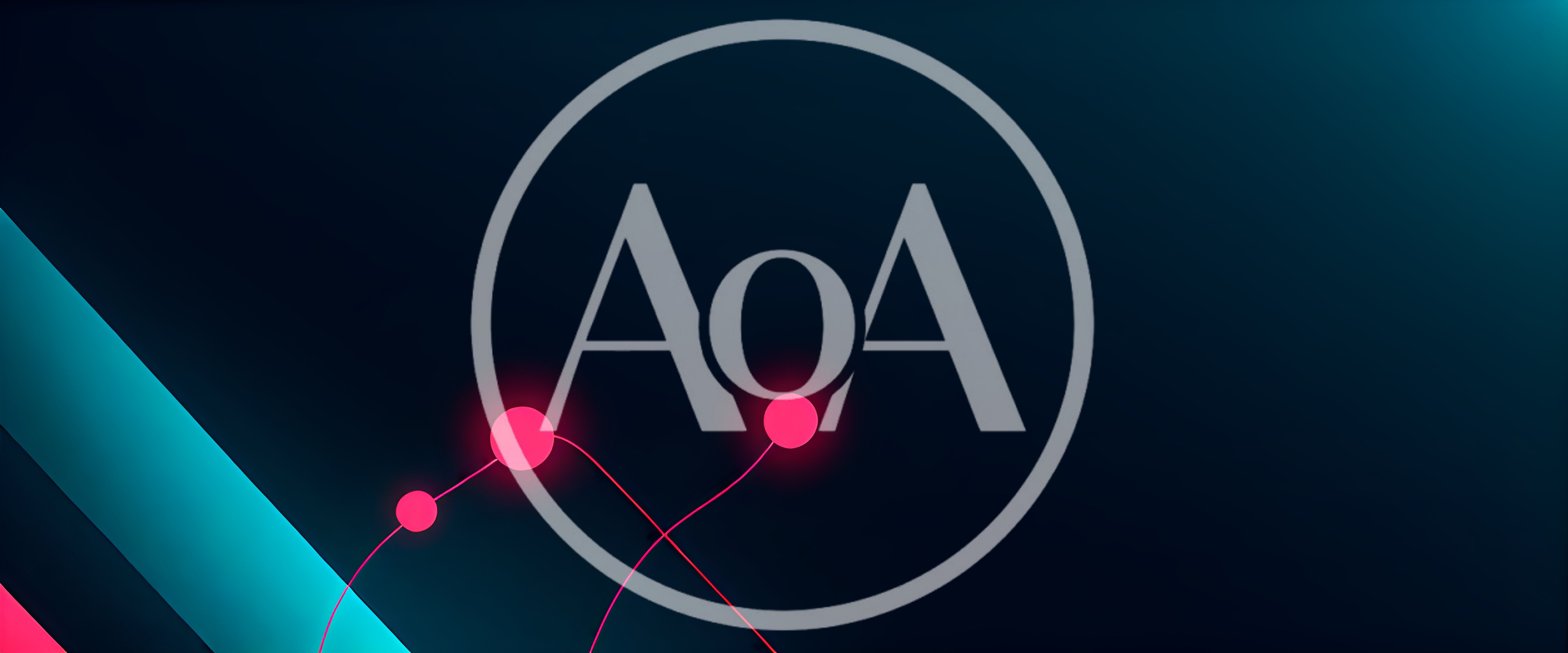 Abstract Digital Background With Glowing Pink Nodes And Lines