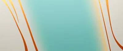 Abstract Background With Gold Curves And Teal Gradient