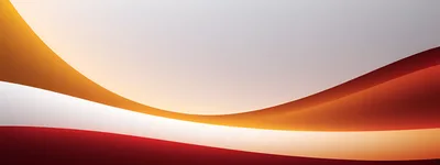 Abstract Background With Smooth Red And Orange Curves