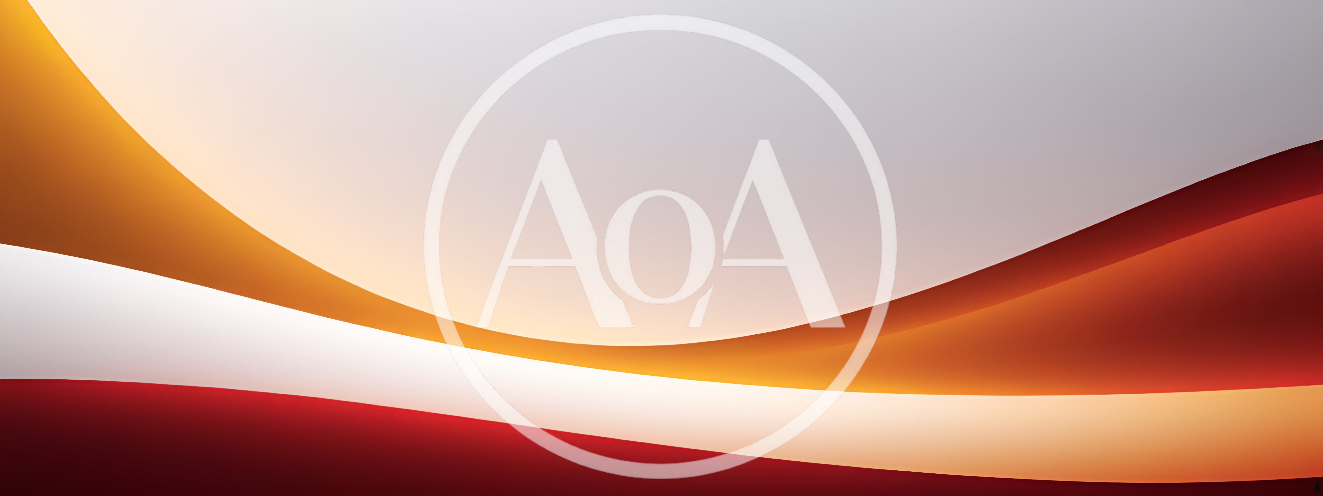 Abstract Background With Smooth Red And Orange Curves