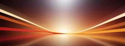 Abstract Background With Glowing Curved Light Streaks