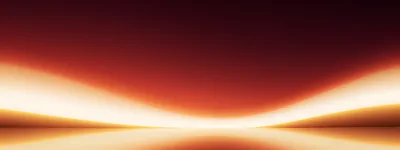Abstract Glowing Golden Wave Background
