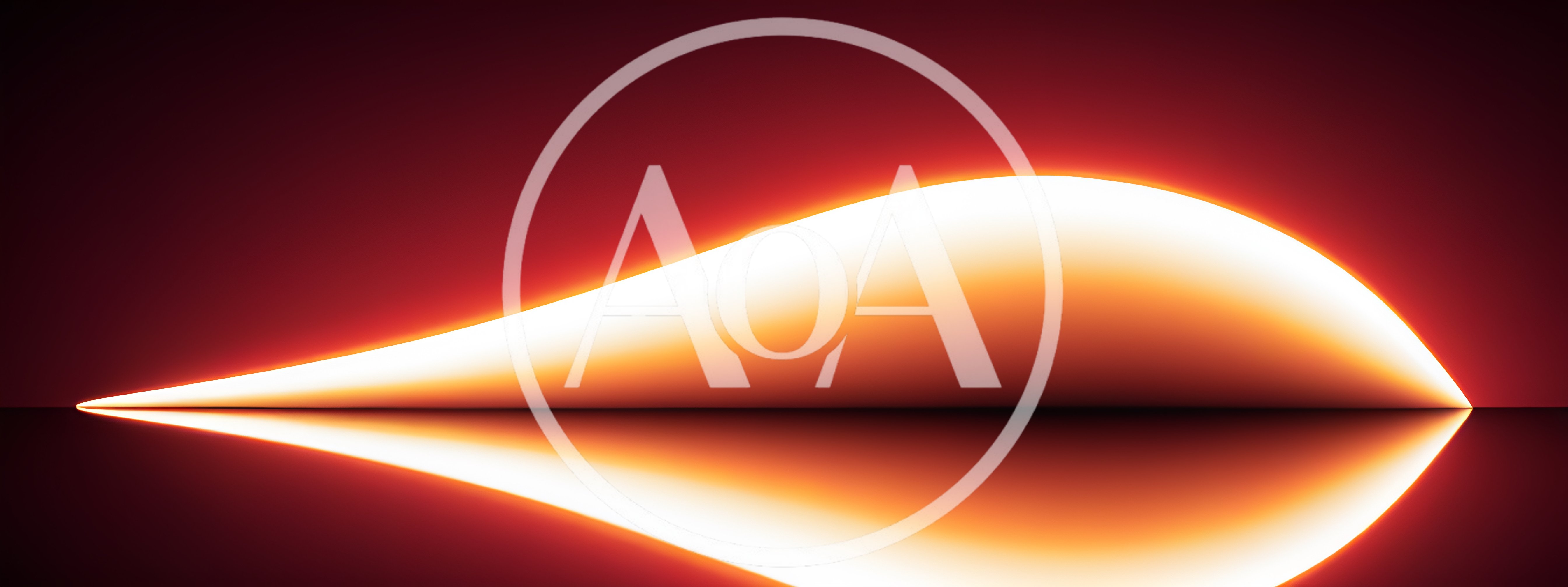 Abstract Glowing Curved Light Shape On Dark Background