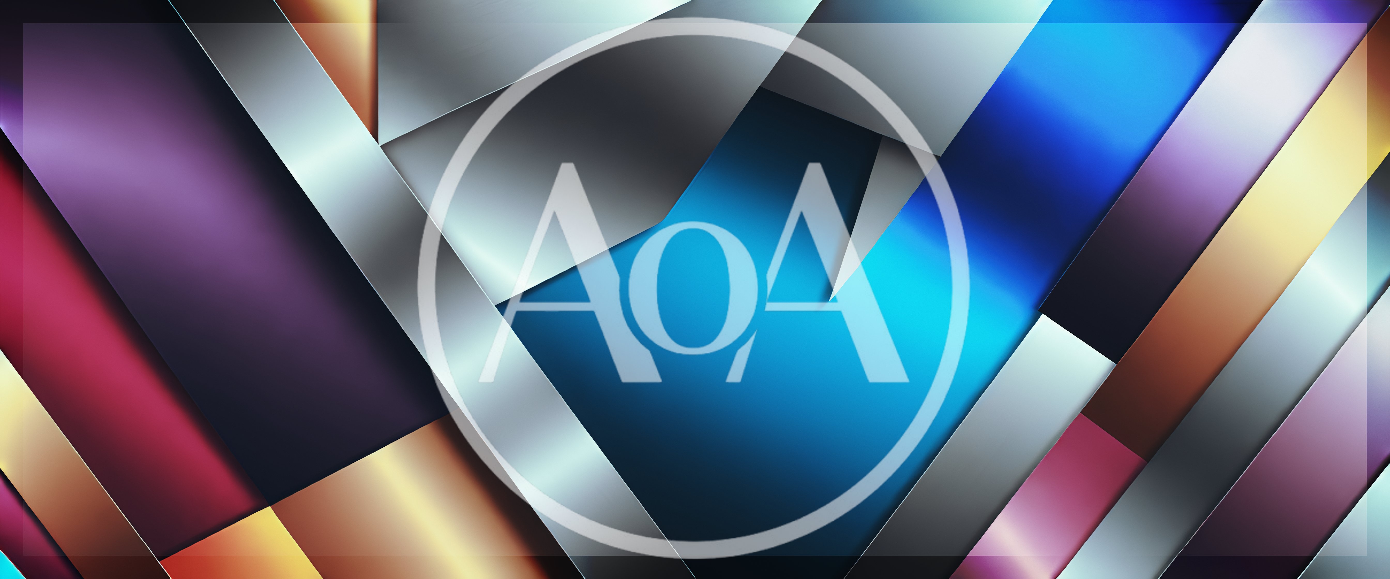 Abstract Metallic Geometric Background With Overlapping Layers