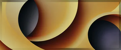 Abstract Golden Curves and Dark Circular Shapes