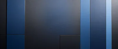 Abstract Geometric Wall Panels With Blue And Grey Tones