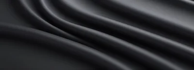 Abstract Background Of Smooth Black Silk Fabric