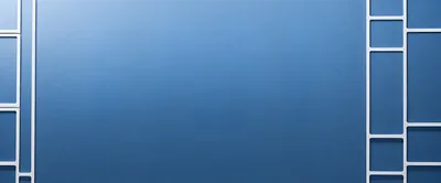 Abstract Blue Background With Geometric White Frame Borders