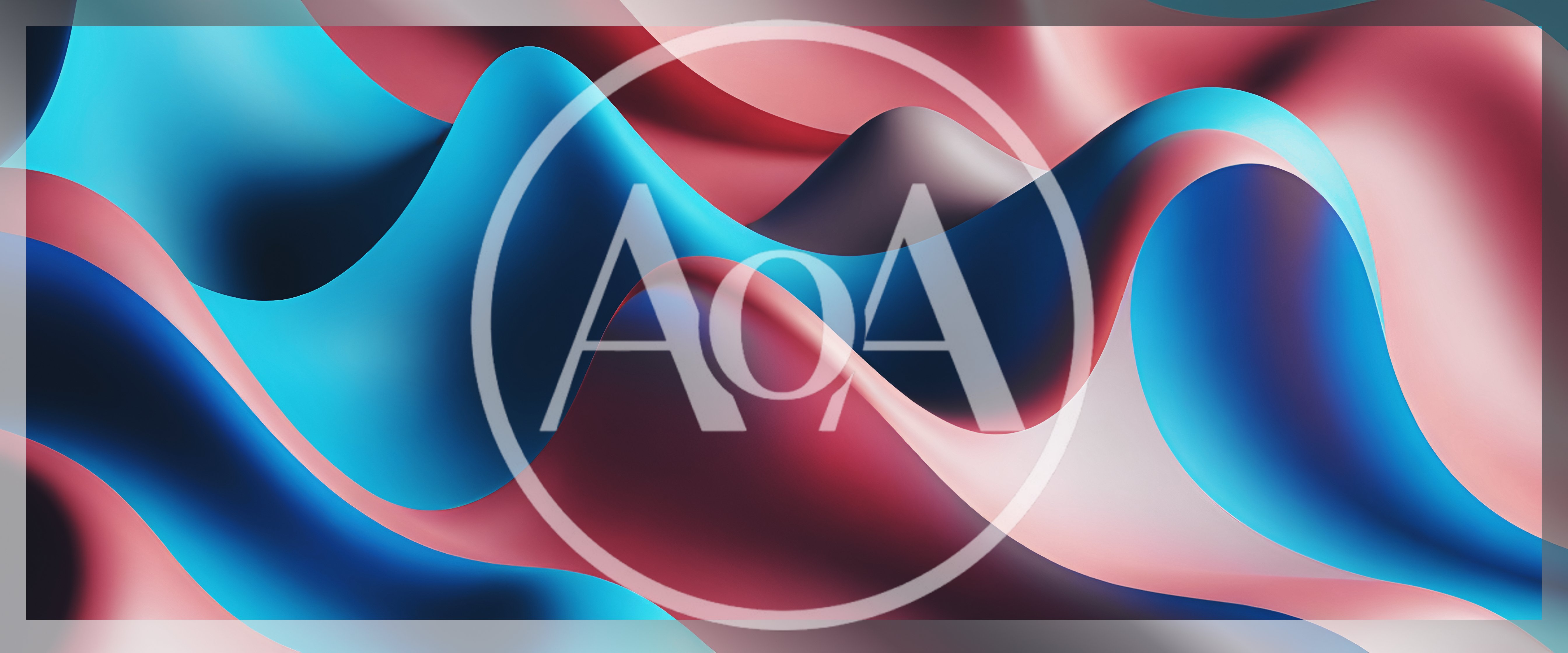 Abstract Fluid Waves With Vibrant Blue And Pink Gradients