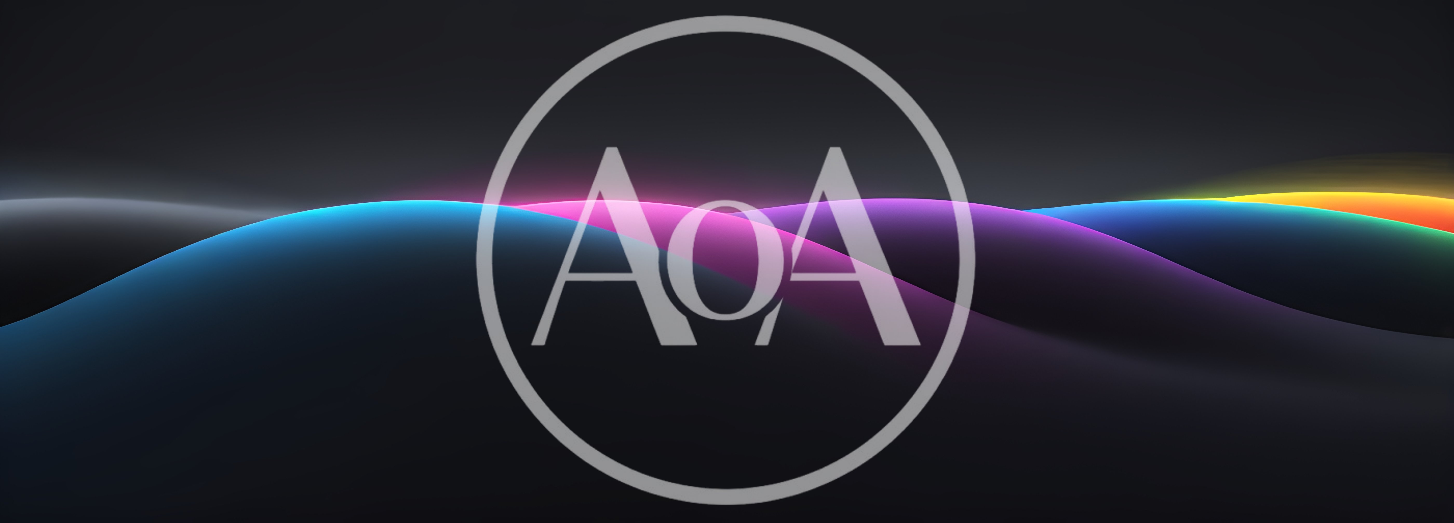 Abstract Glowing Neon Wave Background