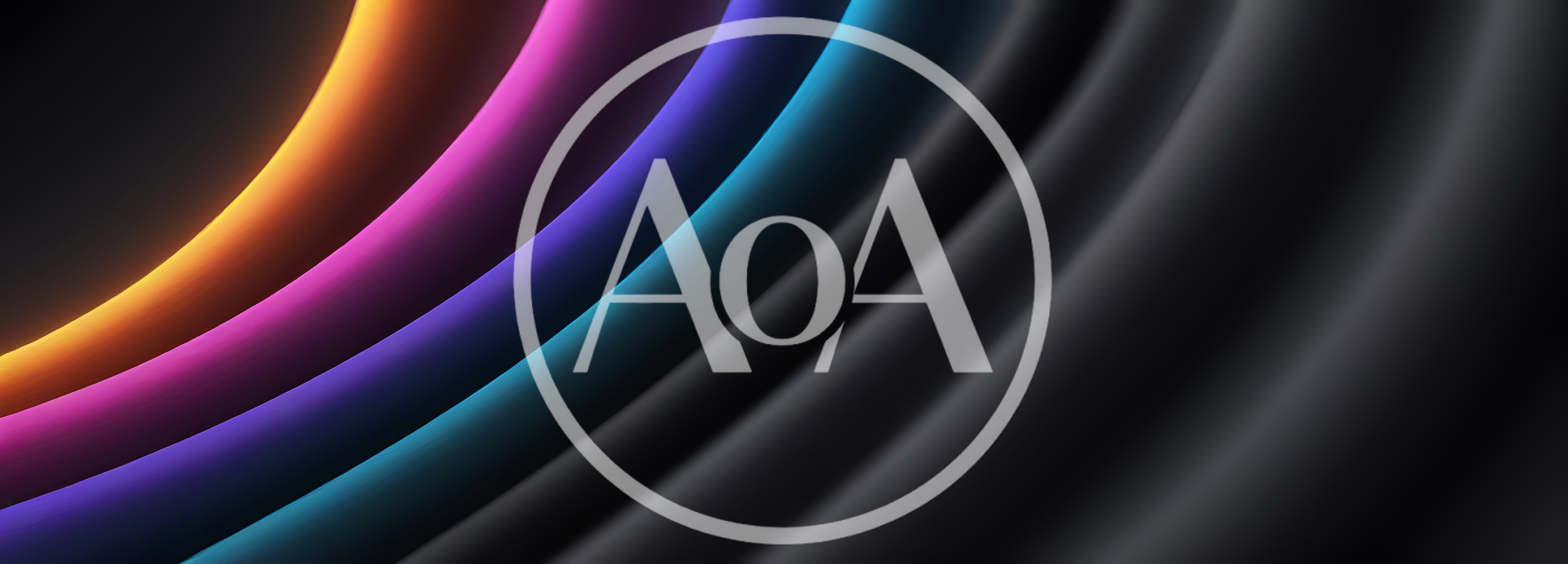 Abstract Background With Glowing Neon Curved Lines